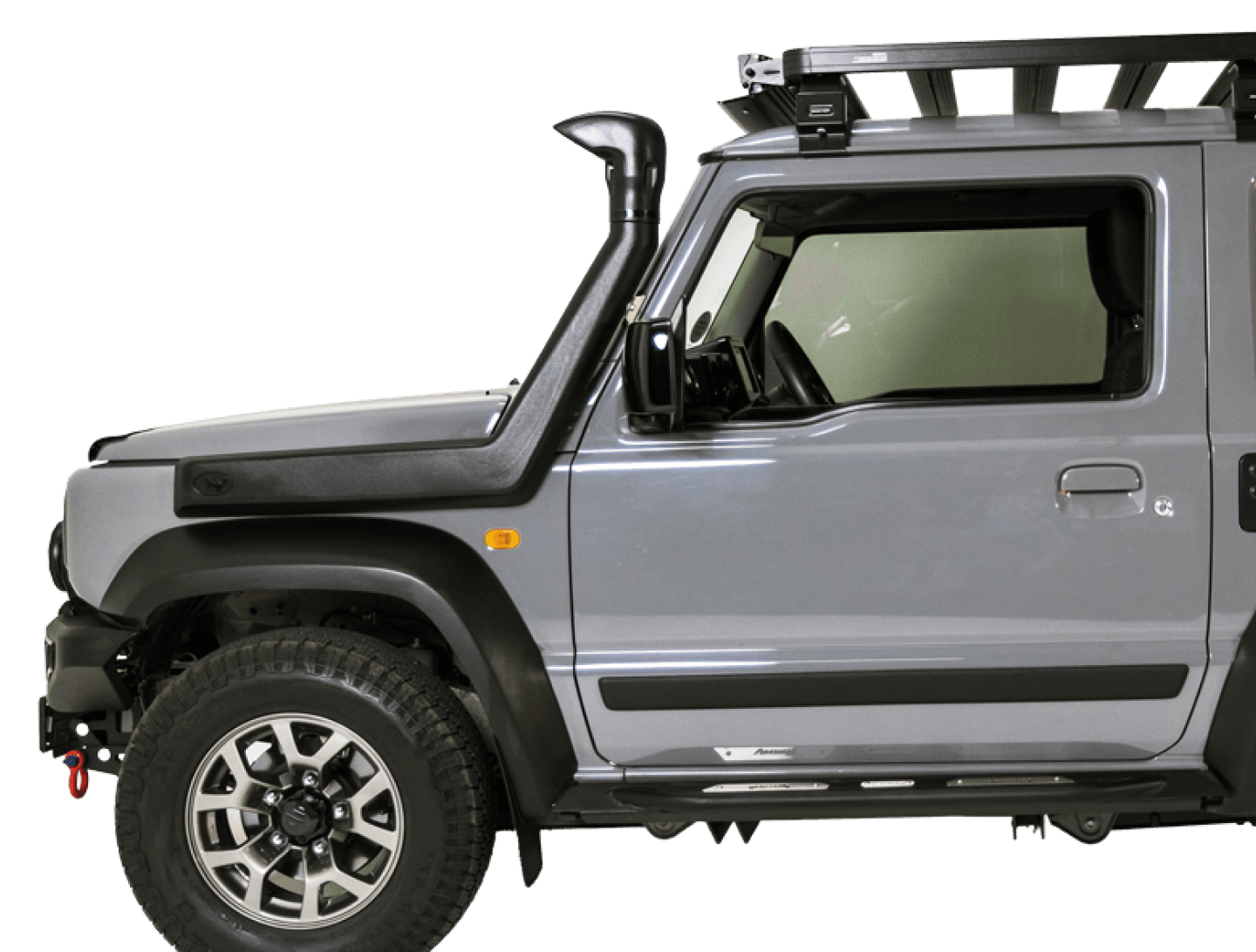 A mini-SUV from the side